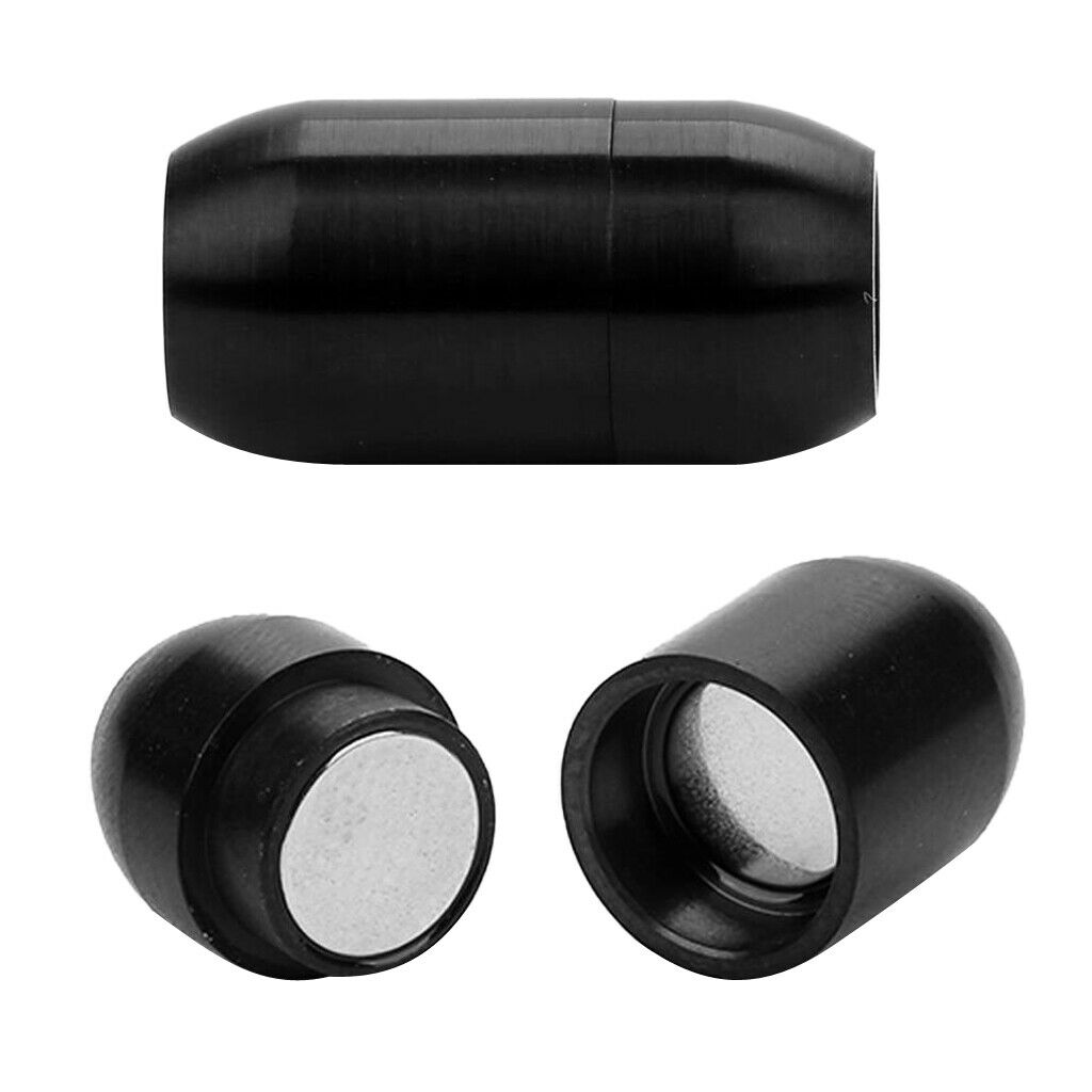 2pcs Column Magnetic Clasps Cord End   Bracelet Necklace Jewelry Durable 3mm
