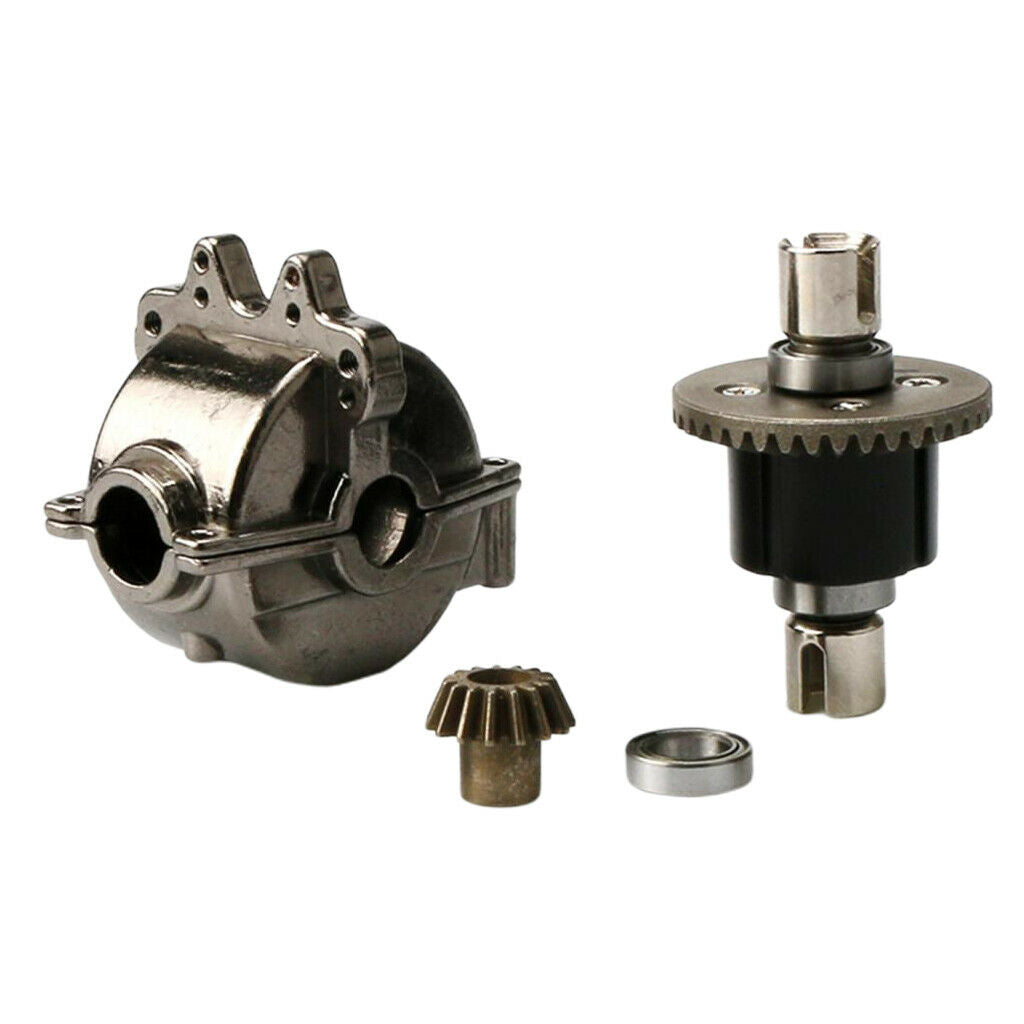2 pieces gear housing + differential for WLtoys 1:18 RC Car A979 Titanium