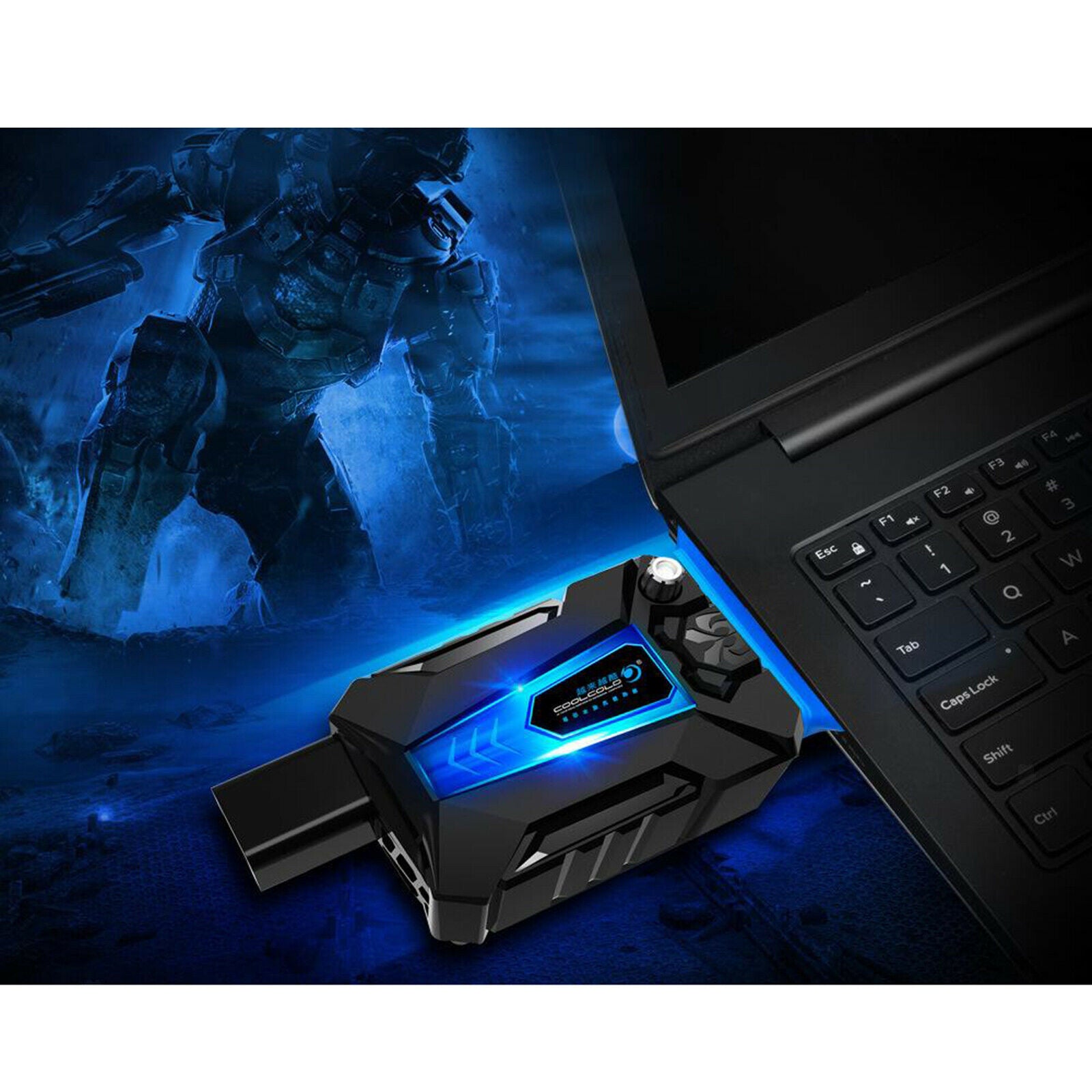 Laptop Fan Cooler Cooling Wind Speed 2000-4100rpm for Gaming Nintendo Switch