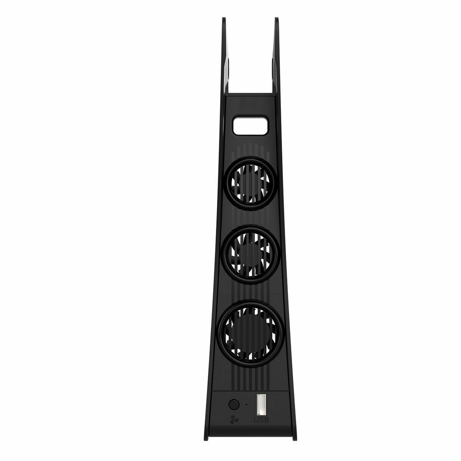 Triple Cooling Fan for PS5 High Speed Fan with Headset Hanger Fast Cooling