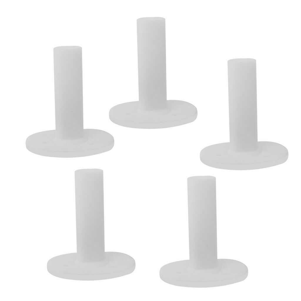 Set of 5 Golf Tee Holder Rubber 57mm Tees Training Aids Markers Accessories