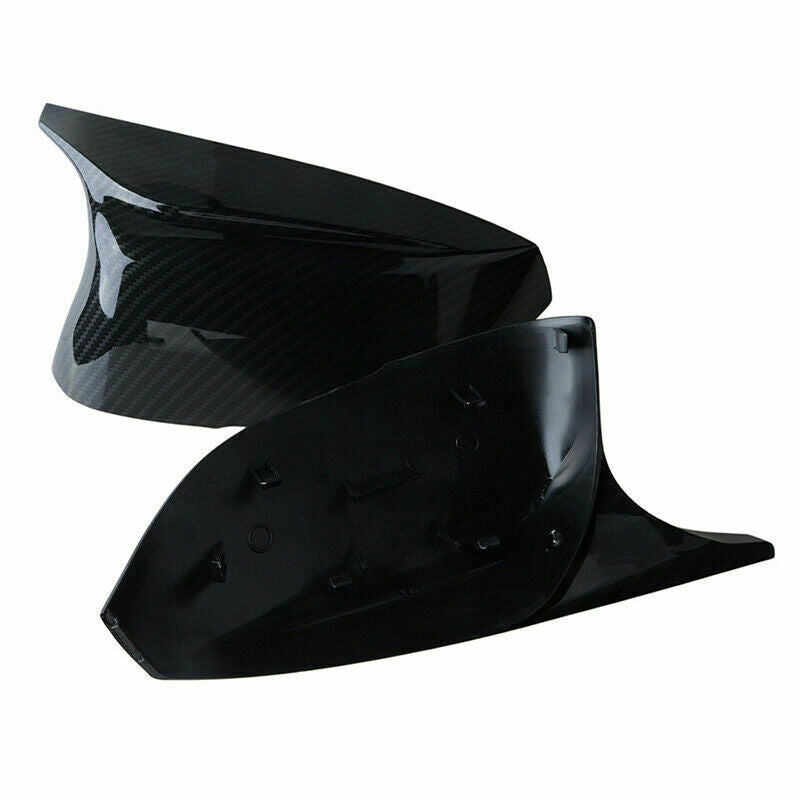 For Infiniti Q50 Q60 Q70 QX30 Q50S Carbon Fiber Mirror Cover Caps M3 Style 14-21