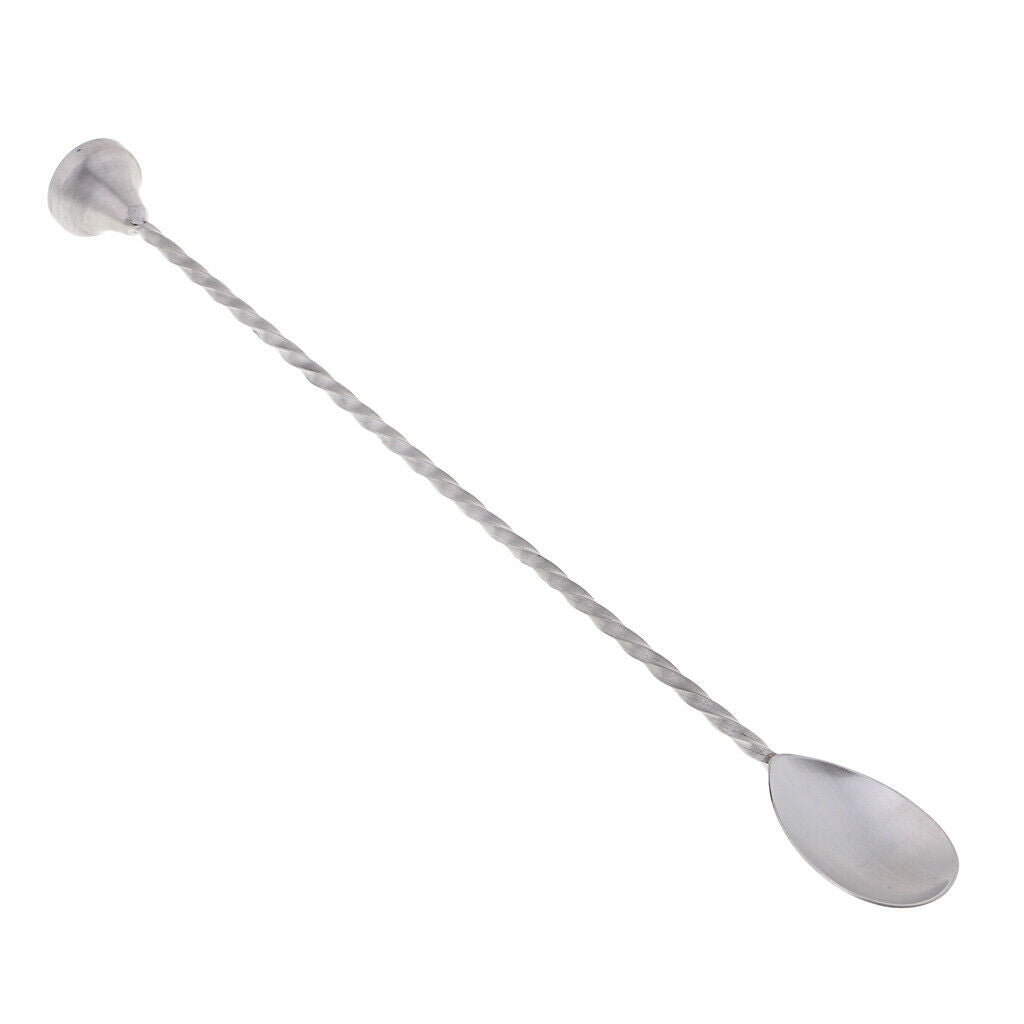 Stainless Steel Bar Home Kitchen Bar Dining Spoon for Cocktail Wine Mixing C