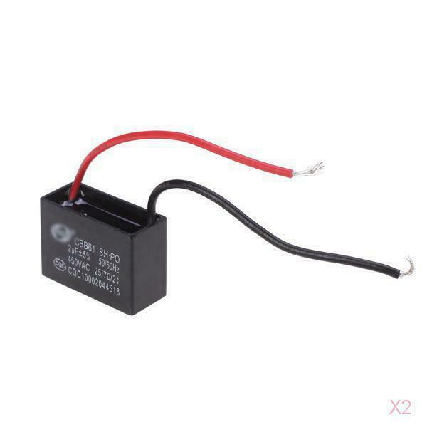 450V AC2uF 50 / 60Hz Polypropylene Film Start Capacitor Run Motor