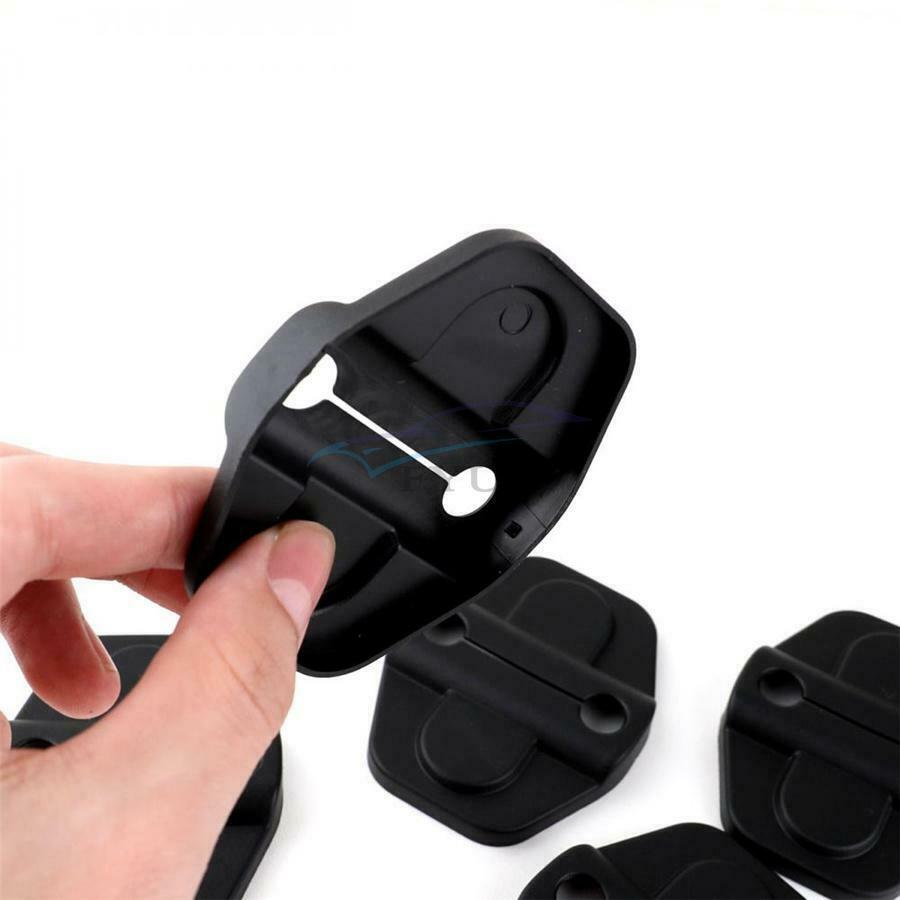 6 × Rustproof Waterproof Auto Front Rear Upper Lower Door Lock Protector Cover