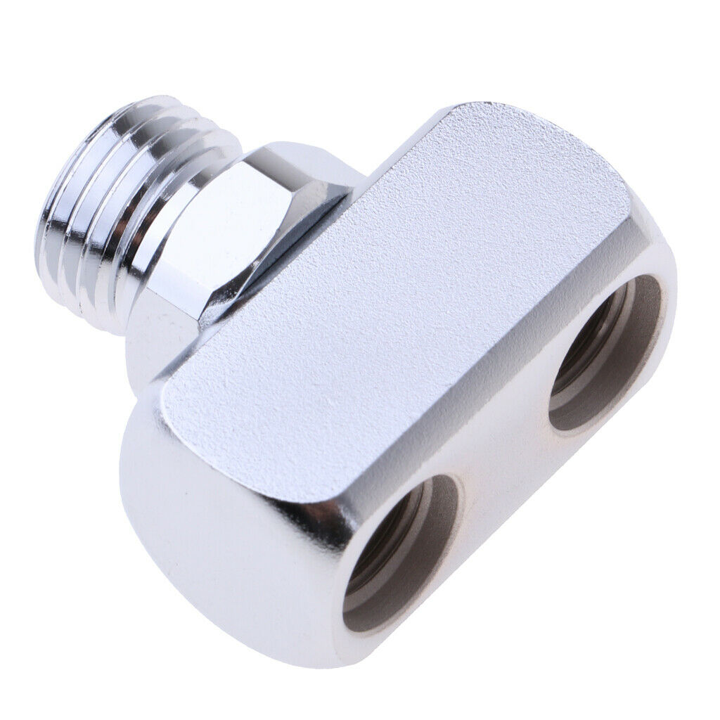 Standard Adapter Splitter Single Male 9/16in-18 to Double Female 3/8in-24
