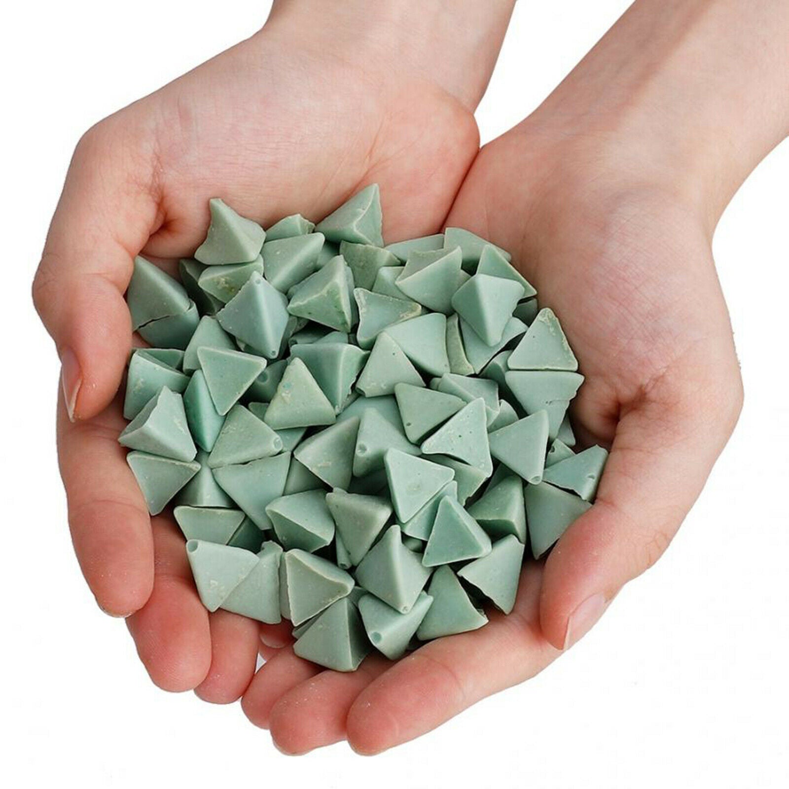 Metal Jewelry Polishing Abrasive Material Tool Tumbler Finishing] Jadeite
