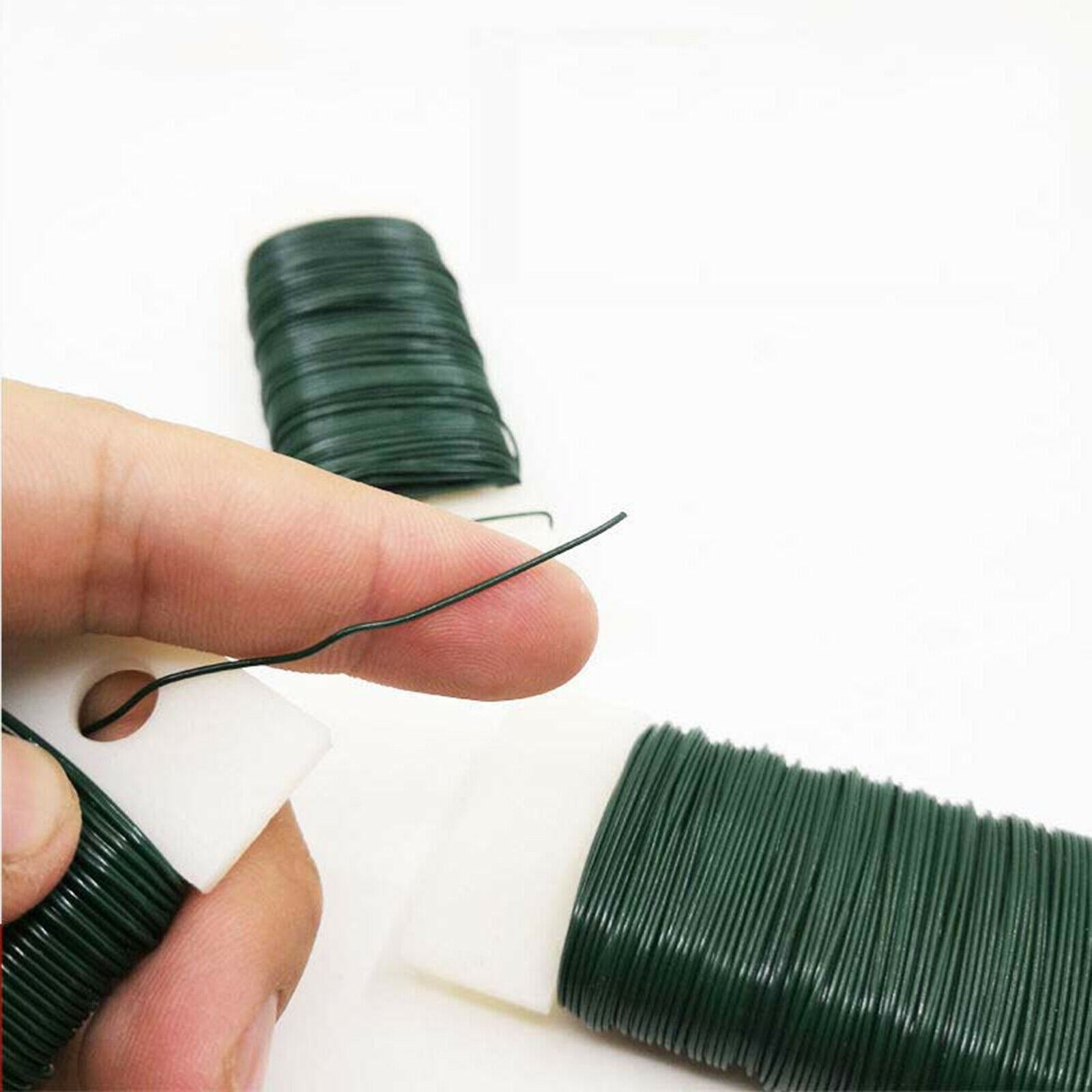Paddle Wire, 22-Gauge, Green, 38 Yards Christmas Decor Paddle Wire