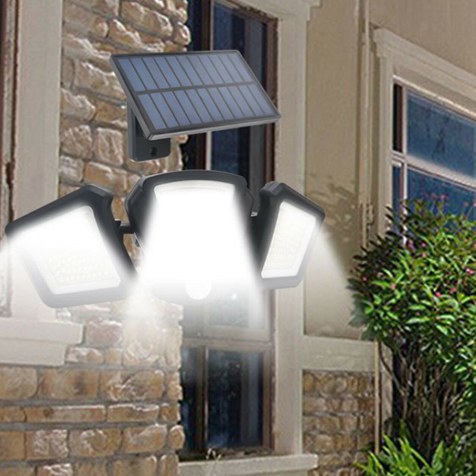 216 Led Solar Light Bright Spotlight Wireless Outdoor Waterproof Garden