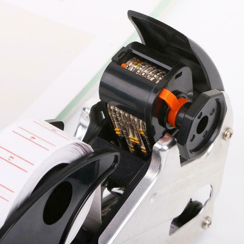 MX-H813 A-line 8 Digits Price Tag Gun Labeler Labeller Label Paper For Retail +