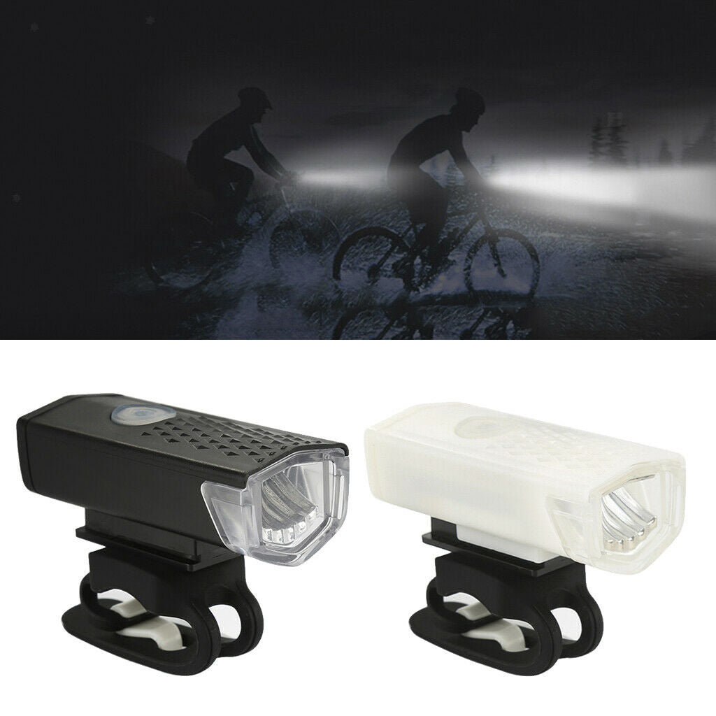 USB Ultra Bright Bike Light Set Front Rear Lamp Headlight Taillight Flashlight