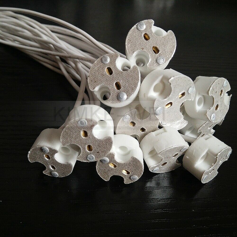 10x 12V Halogen LED Lamp Holder Base Socket Plug for G4 MR16 GU5.3 MR11 GU4 New