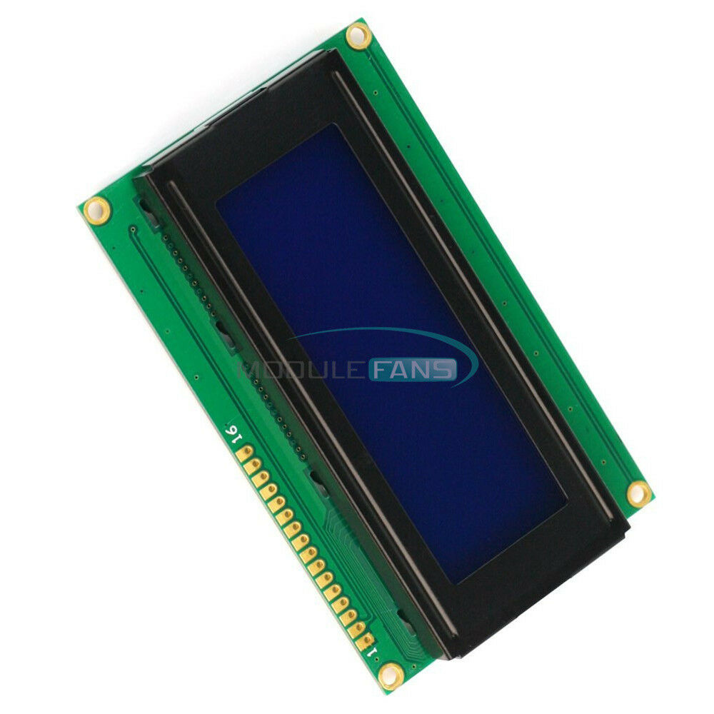 3.3V 2004 20x4 Character LCD Display Module w/Tutorial,HD44780 Controller Blue