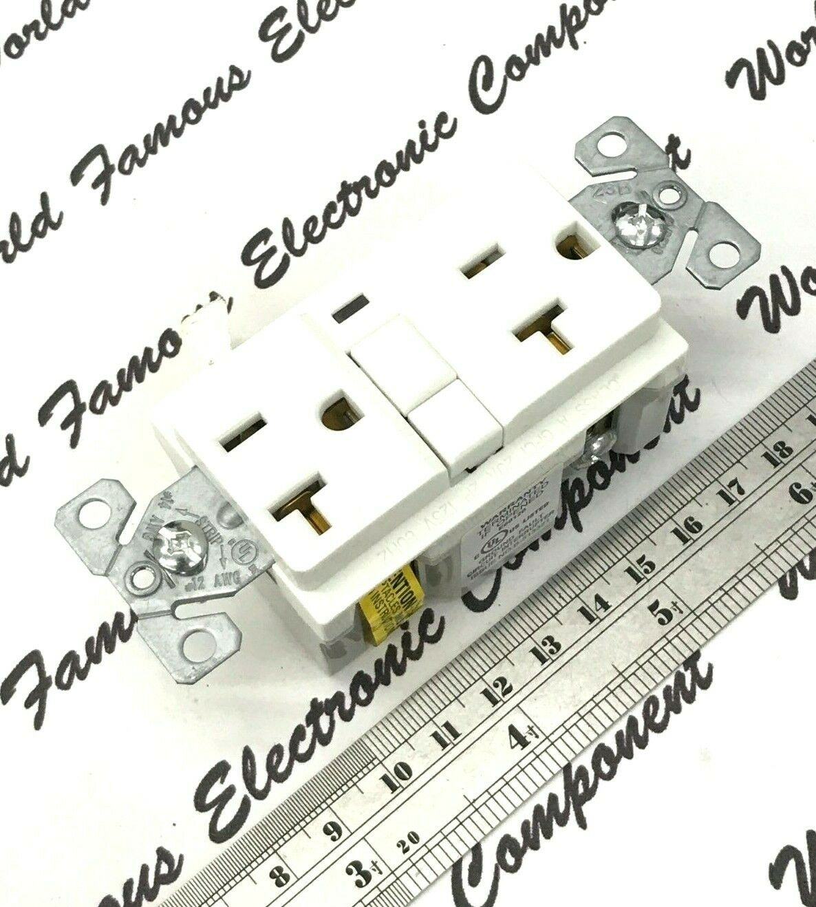 1pcs - COOPER VGF20W GFCI Duplex receptacle 20A-125V NEMA5-20R