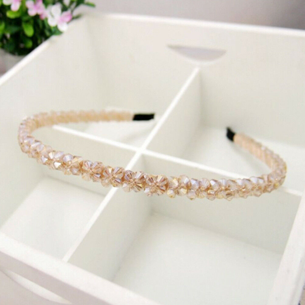 Women Girl Metal Crystal Hairband Headband Beautiful Jewelry HeadwearHair.l8