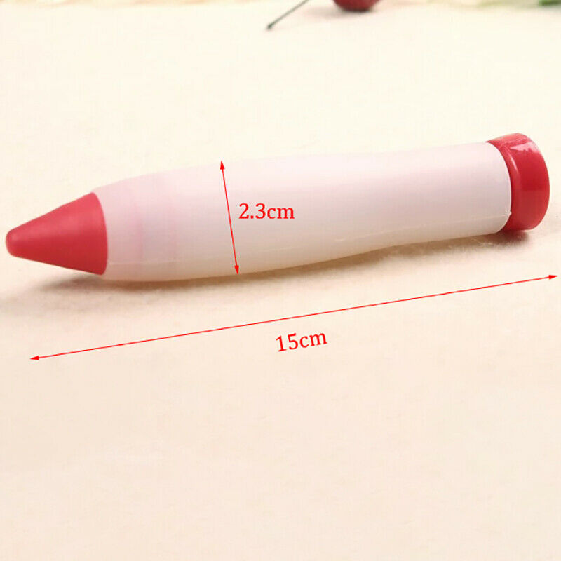 Silicone Food Writing Pen cookie Icing Piping Pastry Nozzles kitchen acce.l8