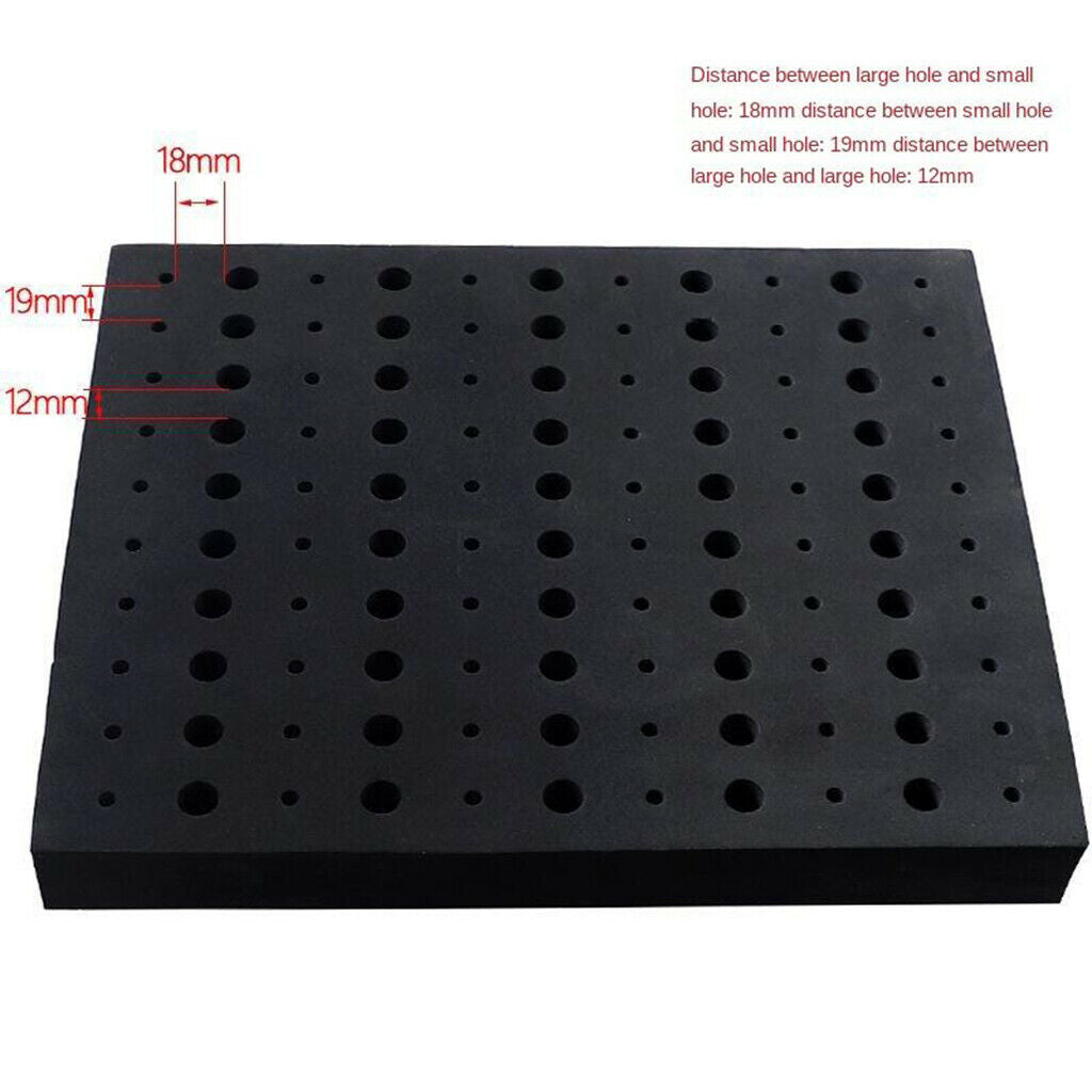 Foam Router Bits Storage Tray 11" x 13" for 110 Bits 60x 1/4" and 50x 1/2"