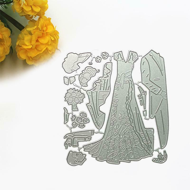 Lovers Metal Cutting Dies Stencil DIY Scrapbooking Album Paper Card Template