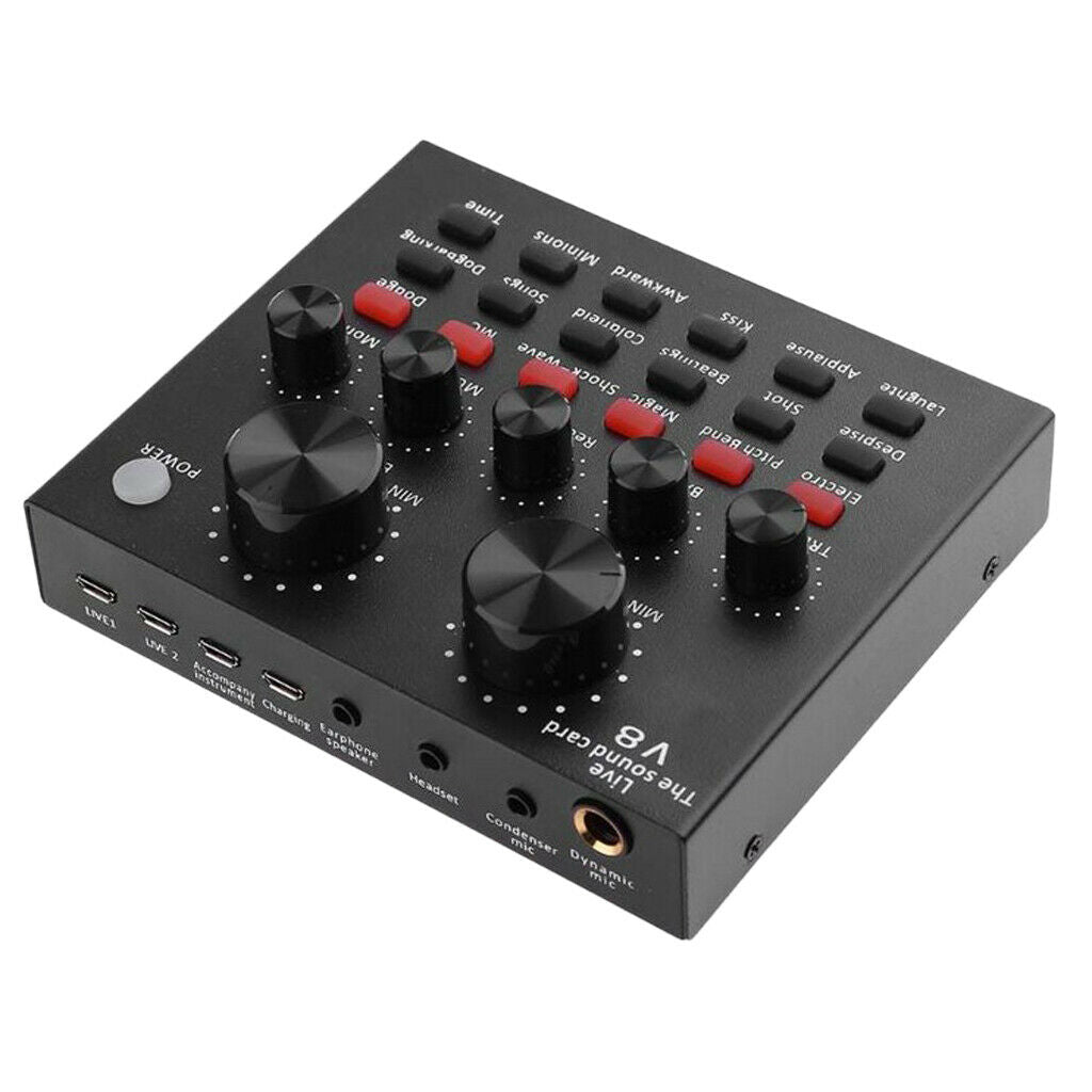 Multifunctional Sound Card Multiple Funny Sound Effect with 12 Kinds of