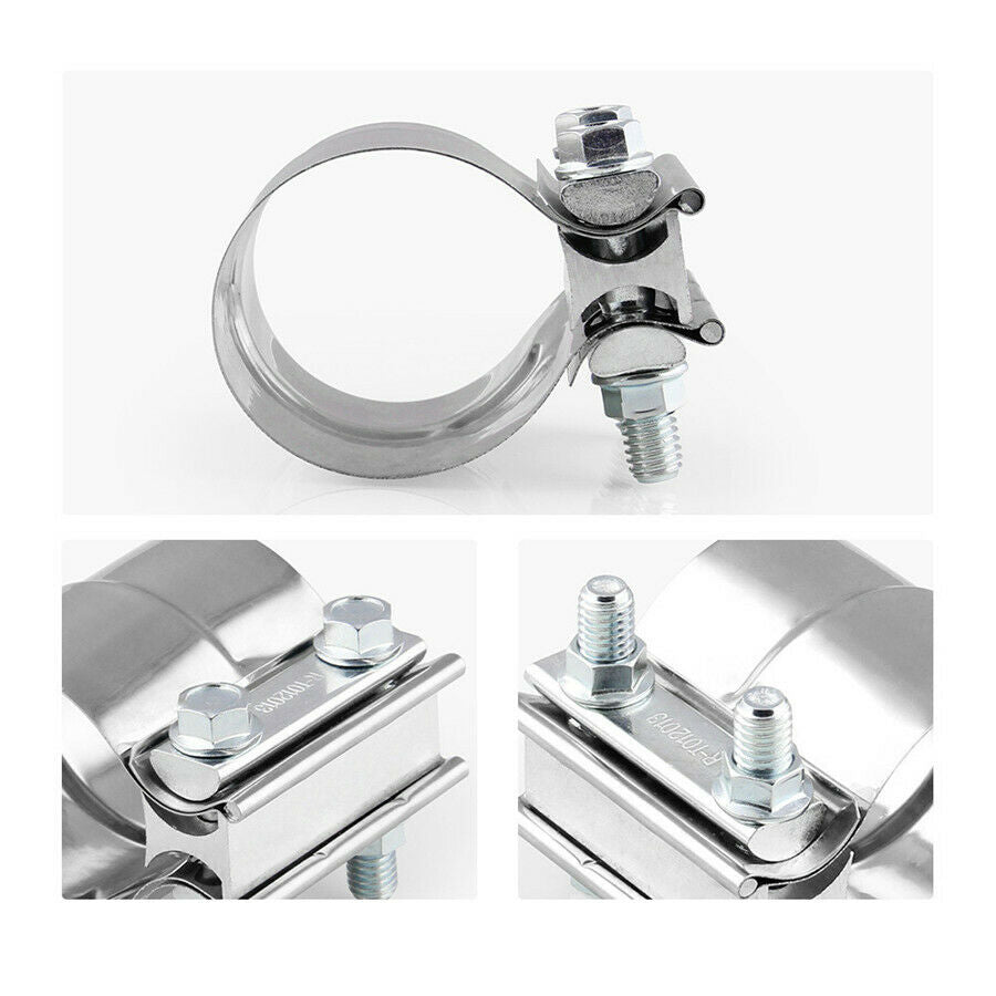 Stainless Steel 2" Exhaust Sleeve Joint Exhaust Band Clamp