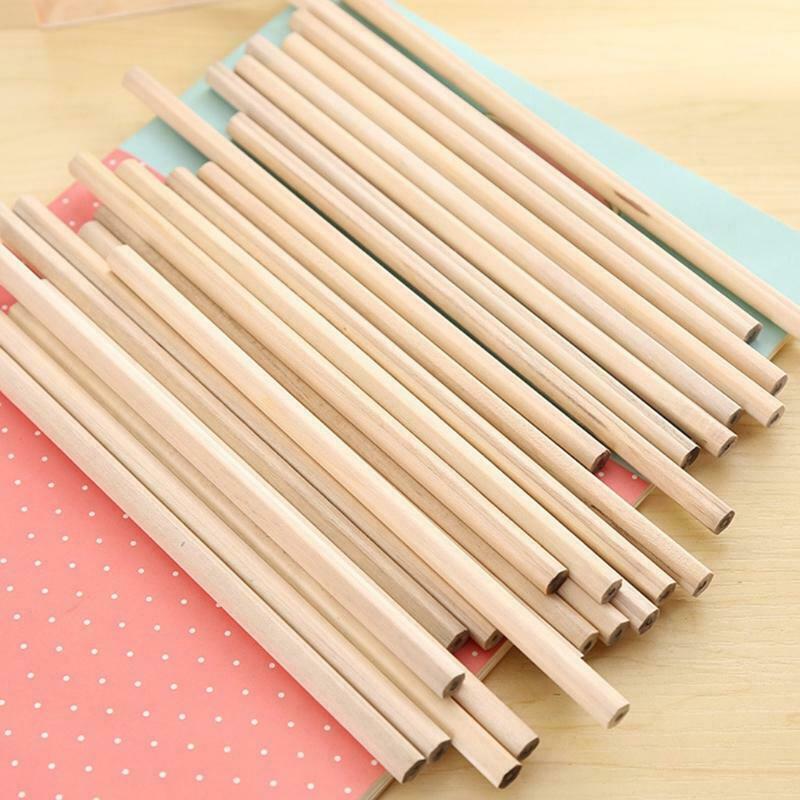 15 Pcs/Set Eco-friendly Natural Wooden HB Pencils Writing Art Pencil Stationery