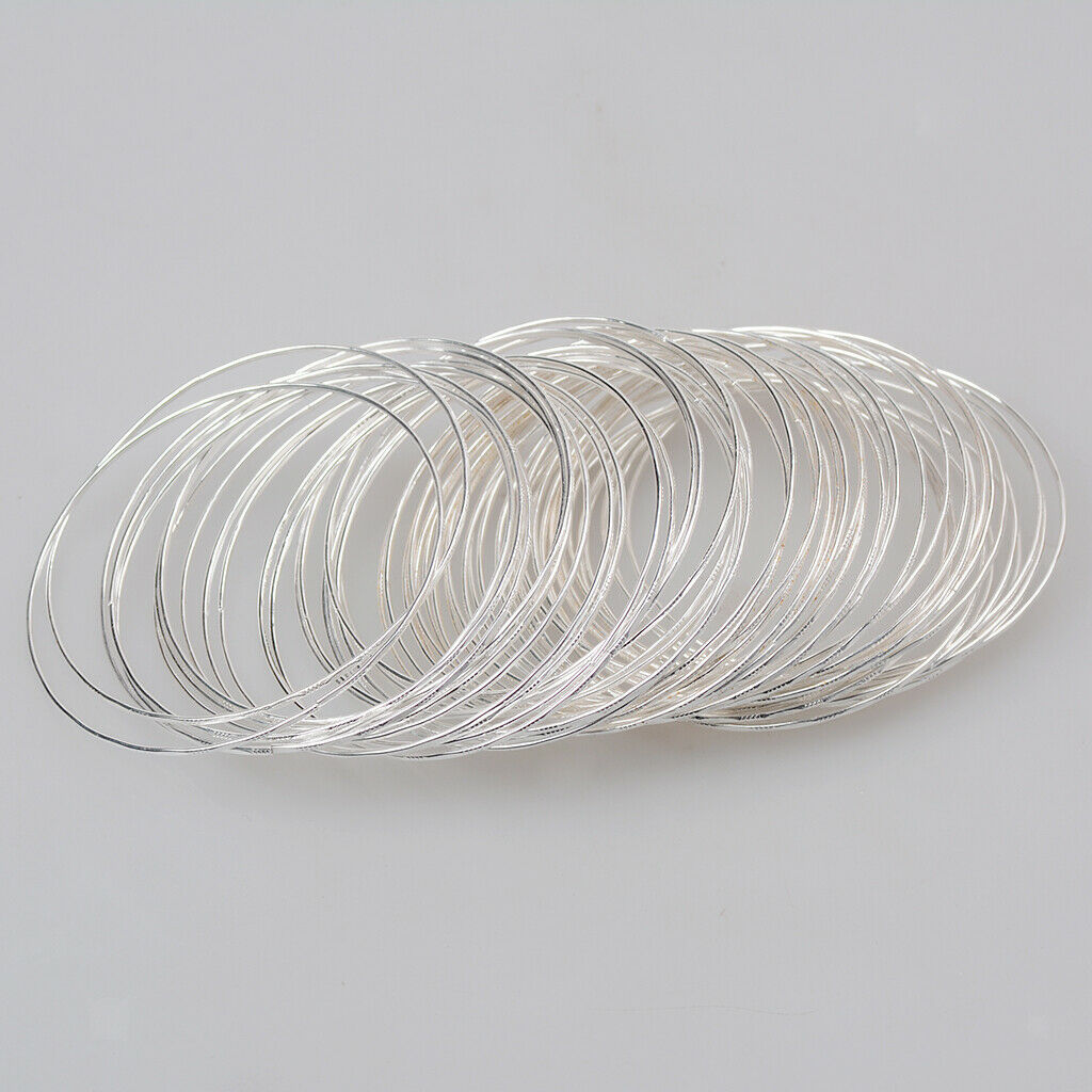 50 pieces bangle for women / girls, classic round bracelet
