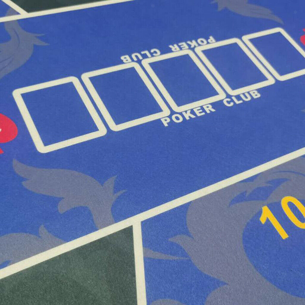Poker Table Layout Standard Gambling Tabletop Mat Household Accessories
