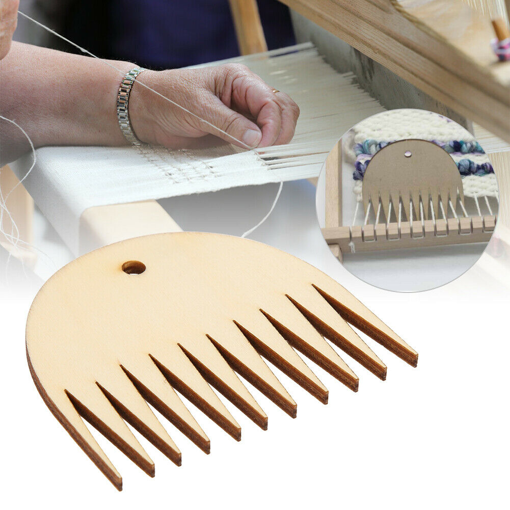 11 Teeth Wood Weaving Comb Tapestry Weaving  Comb Tool DIY Braided Accessory