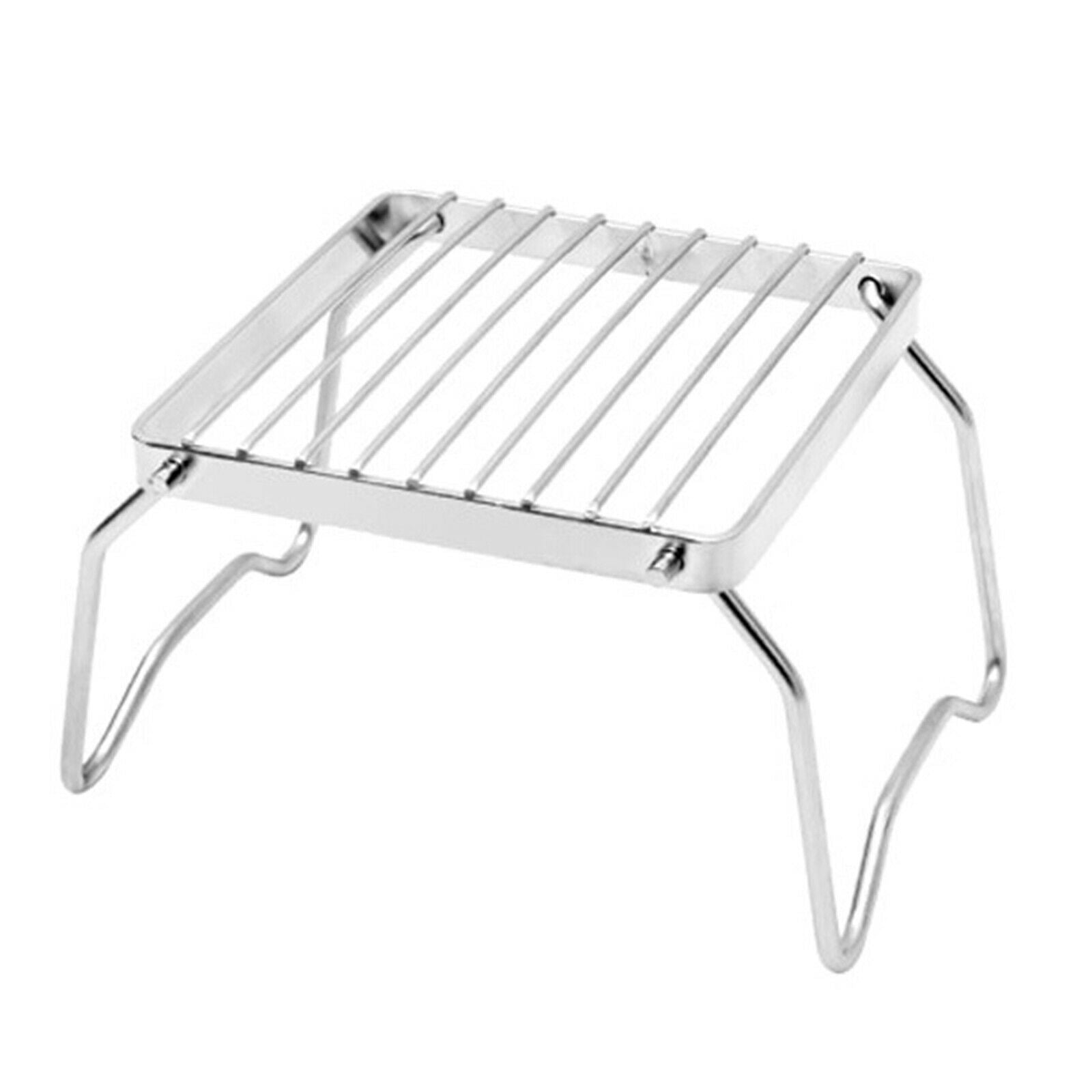 Mini Folding Campfire Grill Grate for Picnics Backpacking Outdoor wITH Bag