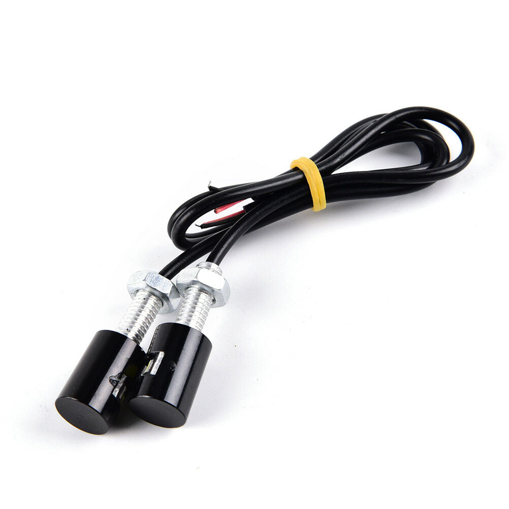 2pcs White LED SMD Motorcycle&Car License Plate Screw Bolt Light lamp bul.l8