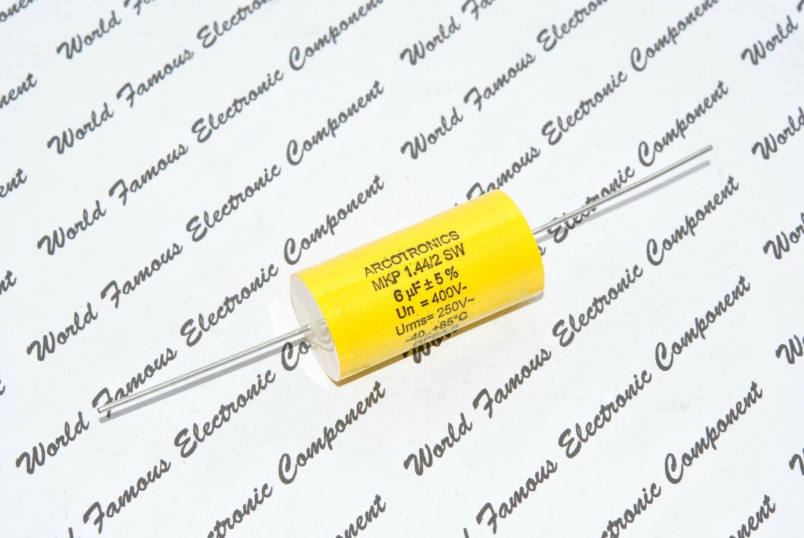 1pcs - ARCOTRONICS MKP 6uF (6µF) 400V 5% Axial Film Capacitor (MKP 1.44/2 SW)