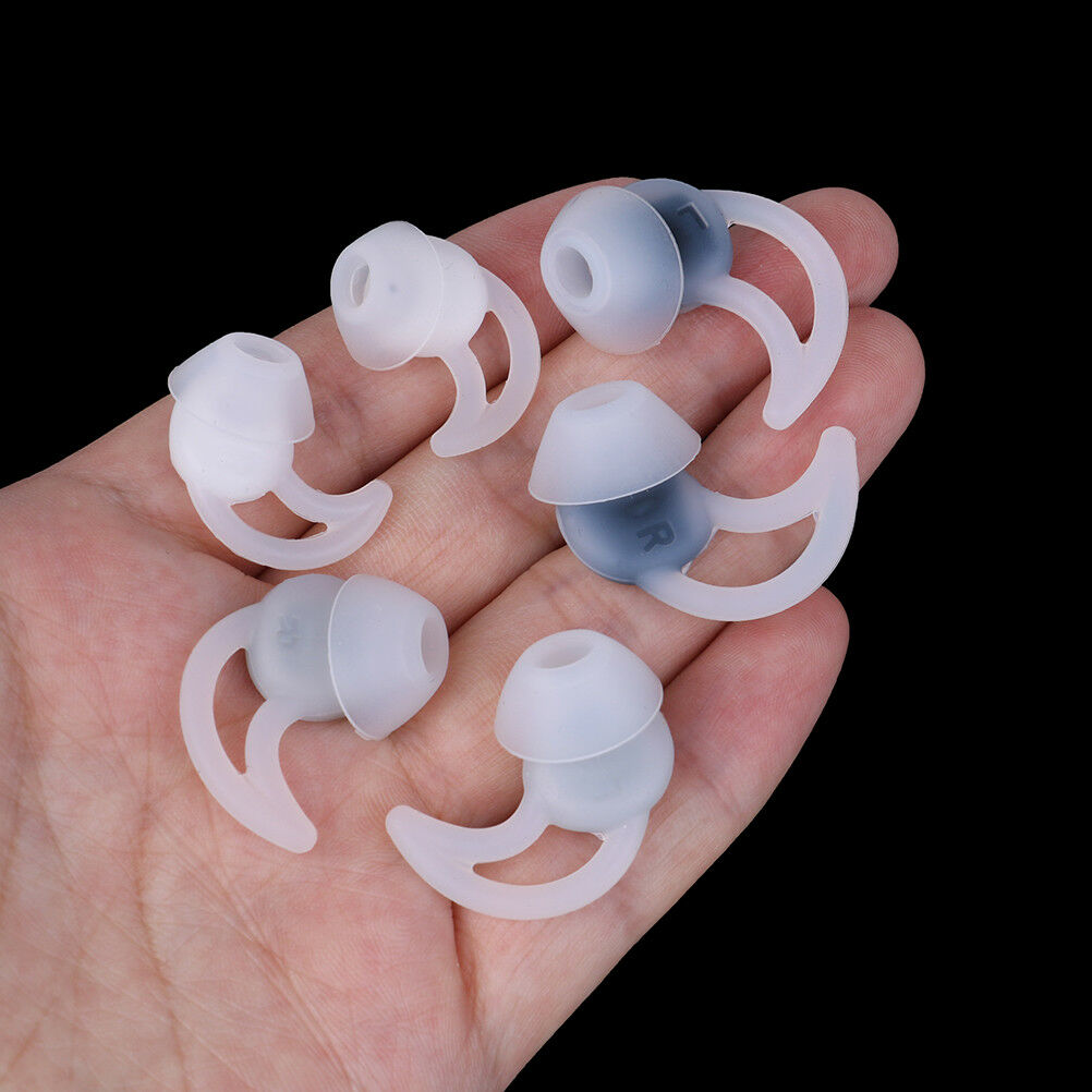 3Pairs(S+M+L) replacement ear bud tips for QC20i QC20  earphones headphon.l8