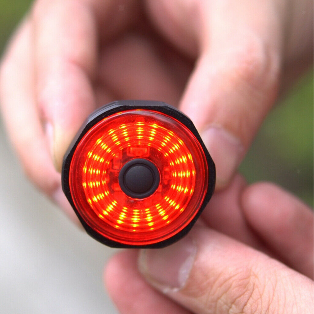 Mountain Bike Tail Light IPX6 Waterproof USB Super Bright Easy to Install