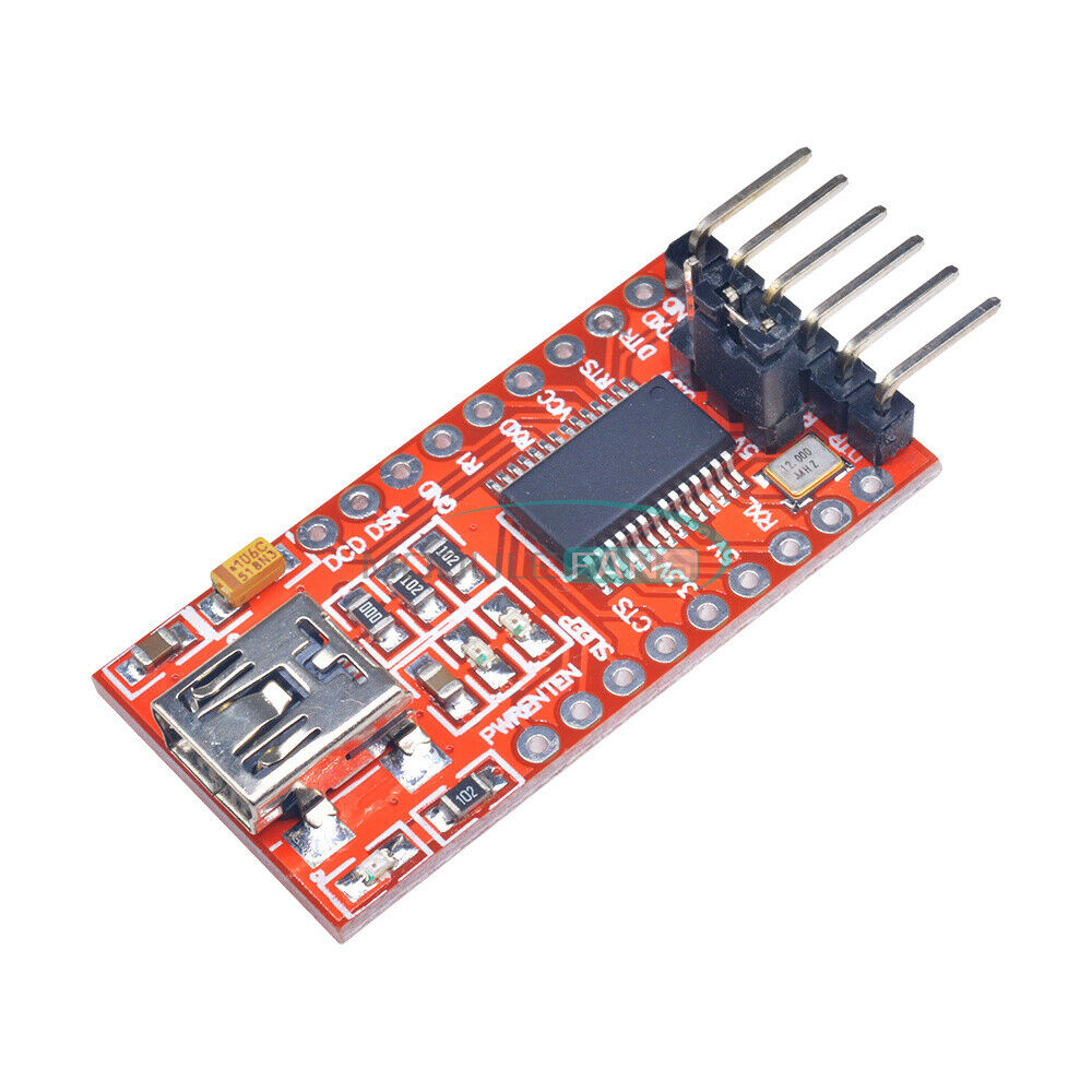 2Pcs TTL 3.3V 5.5V FT232RL FTDI Module Mini Port USB  Arduino Serials Adapter