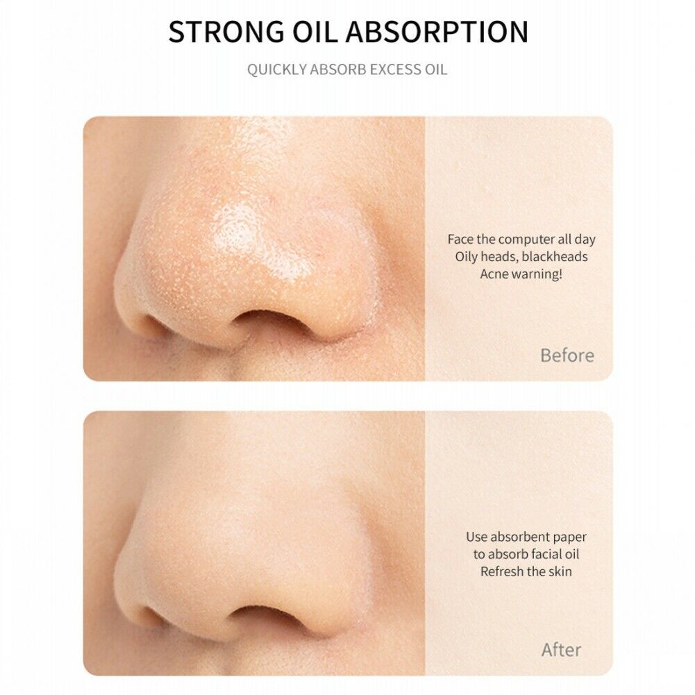30 Sheets/Pack Facial Oil Blotting Sheets Paper Absorbent Paper Beauty Tools