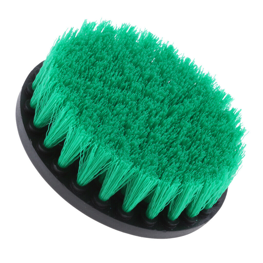 3Pcs Brush Drill Cleaning Brush Set Car Cleaning Power 2/3.5/5inch Green