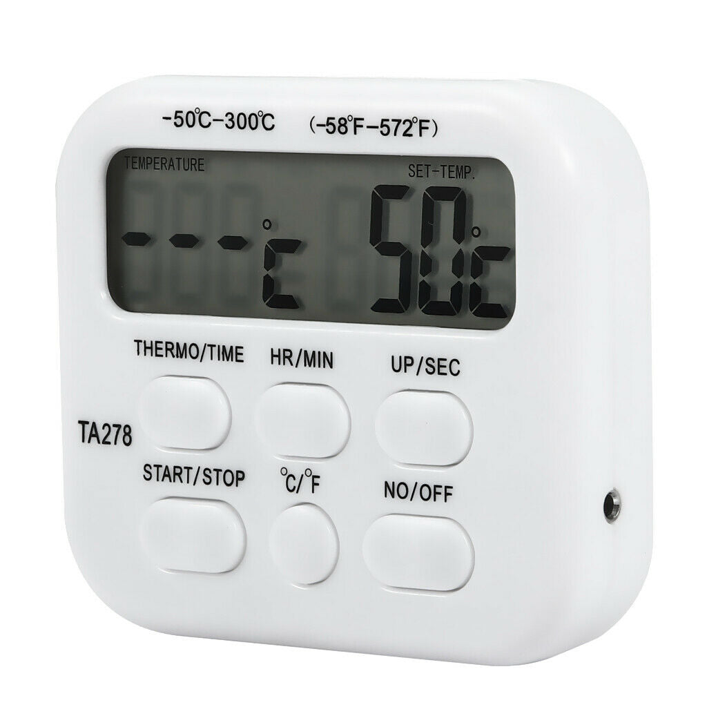 Digital Wireless Remote Cooking Meat BBQ Thermometer with Timer