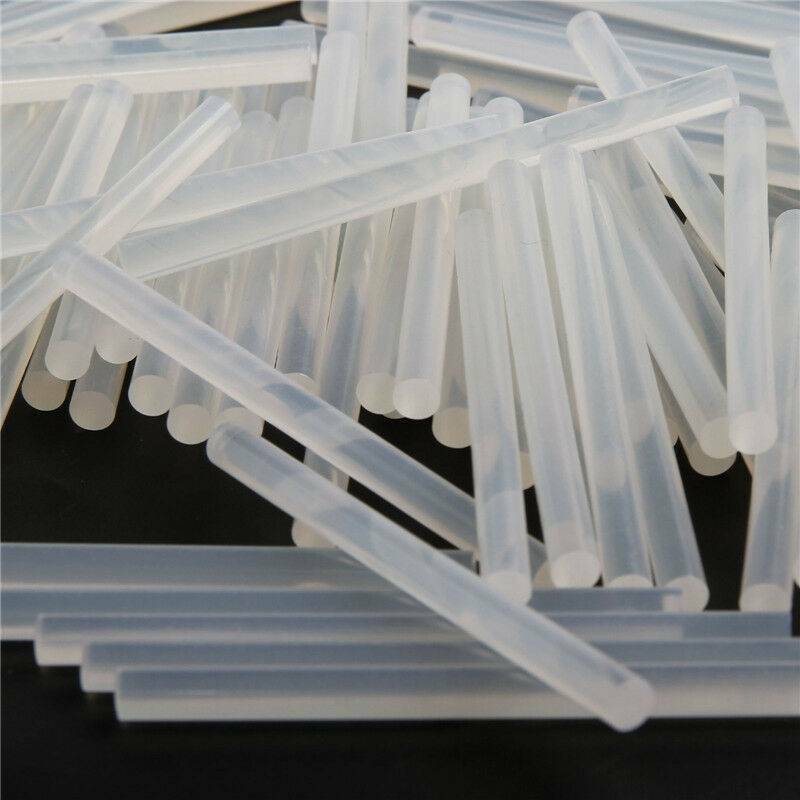 HOT MELT GLUE STICKS 10 x 7MM LONG FOR HOBBY DIY TRIGGER ELECTRIC MINI GLUE GUN