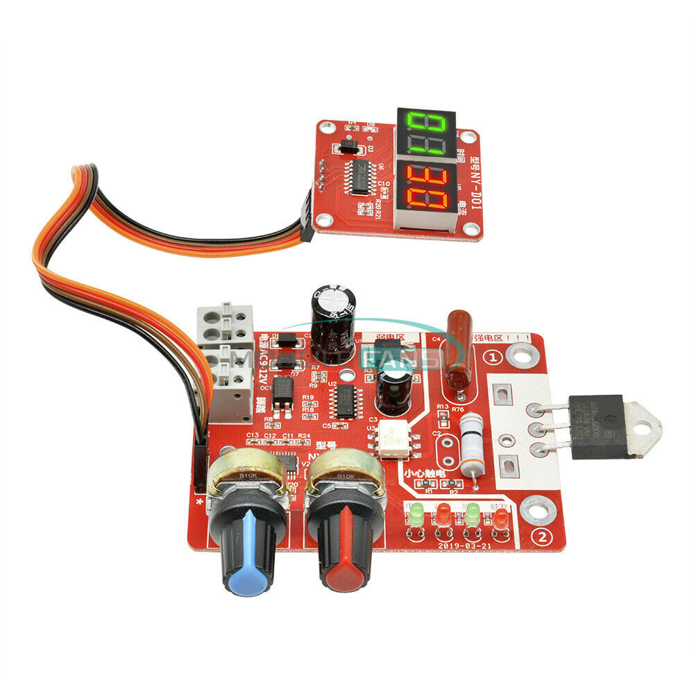 Digital 100A Spot Welder Machine Controller Time Current Control Board
