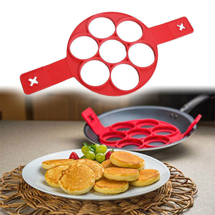 Silicone Mold 7 Blinis Pancakes Omelettes Others for Cooking À La Stove New