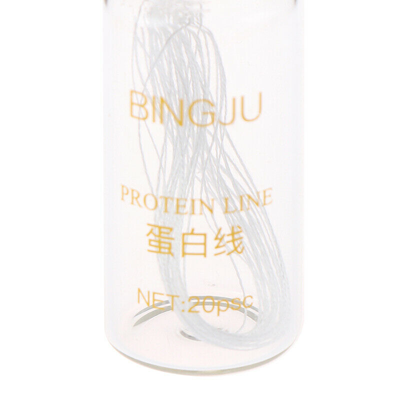 20Lines Thread No Needle Silk Fibroine Line Essence Collagen Facial Anti-.l8