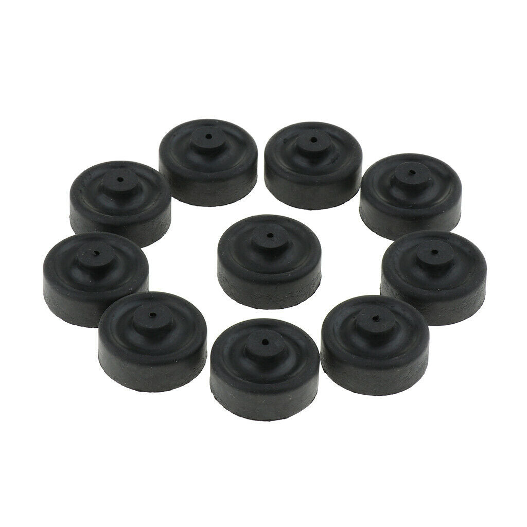 20Pcs Rubber Oxygen Pump Air Tube Hose Aquarium Fish Tank Suction Cup Black