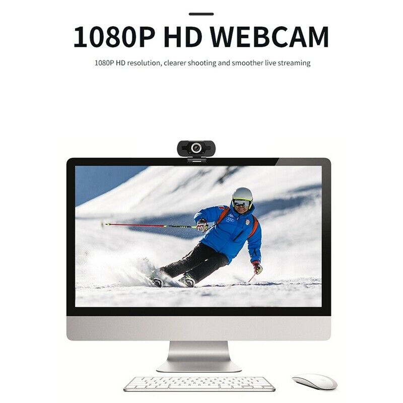 1080P  Computer Camera USB Web Camera Webcams Built-in Sound-Absorbing Microp9