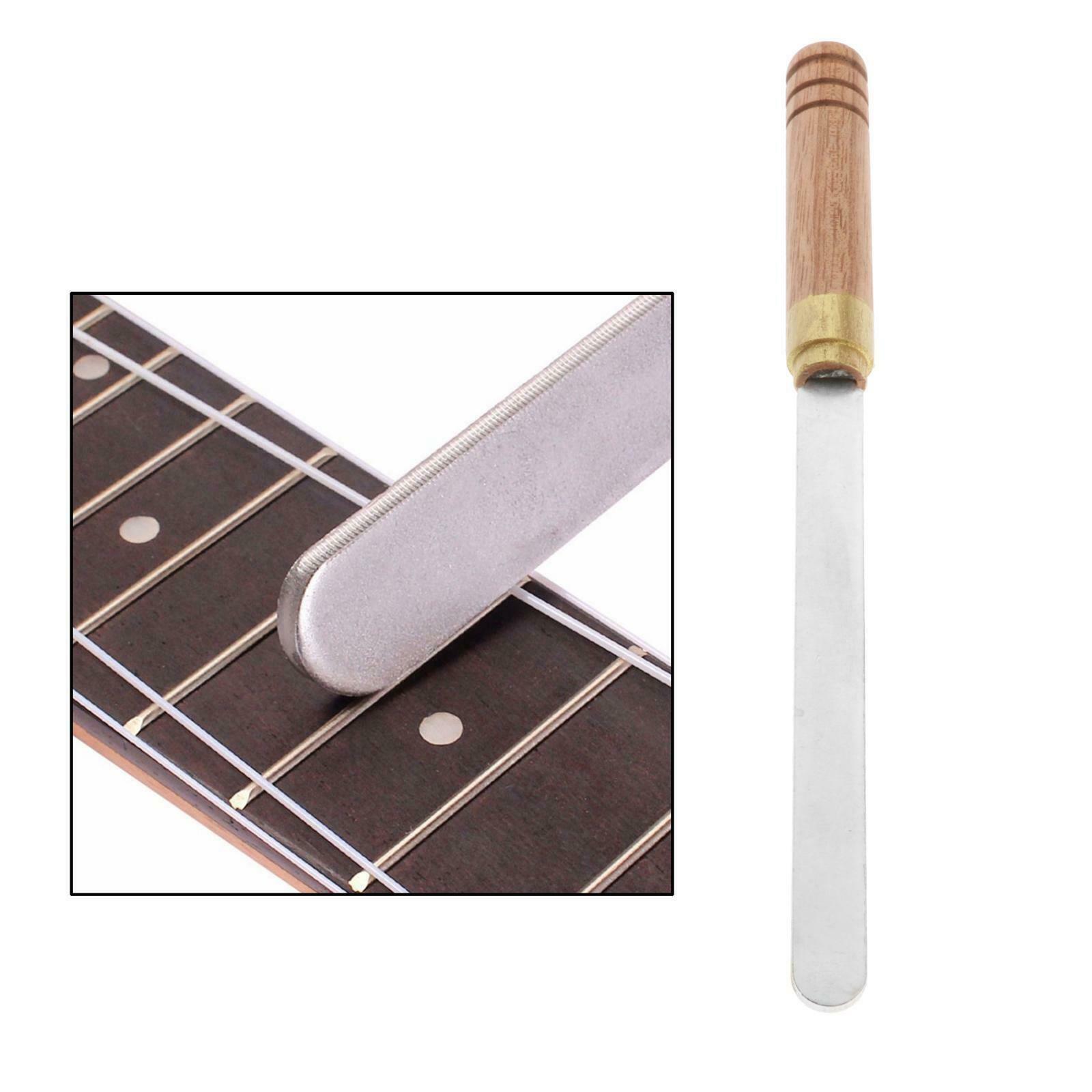 Guitar Steel Fret File Leveling Luthier Repairing Tools Kit for Bass Guitar