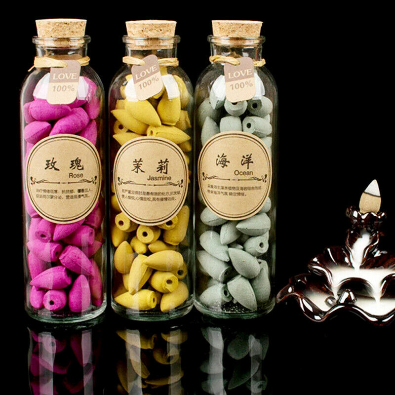 Can Choose Natural Smoke Backflow Incense Cones Hollow Cone Incense Sandalwood
