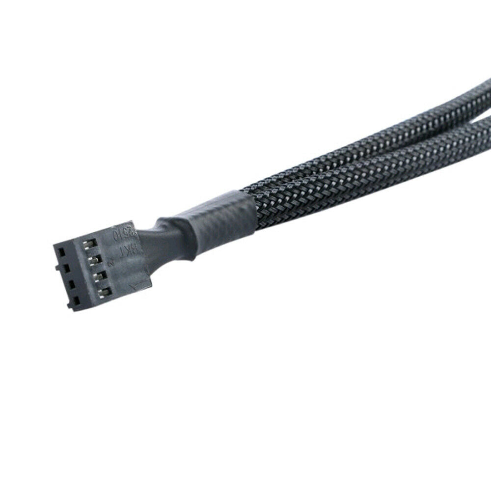 For CPU PC Case Fan 26 cm 3/4Pins PWM To Dual PWM Power Y Splitter Adapter Cable