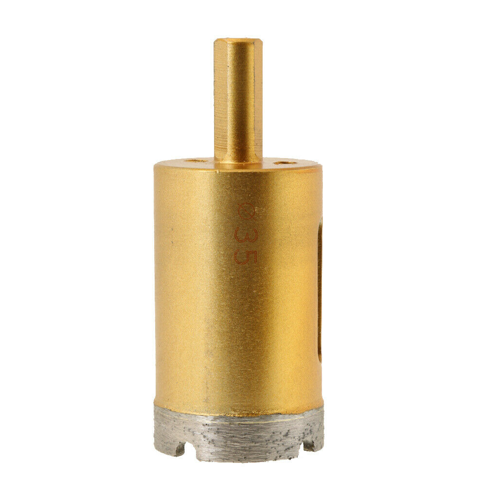 3PCS DIAMOND HOLESAW TILE CERAMIC GLASS SLATE PORCELAIN MARBLE DRILL BITS US