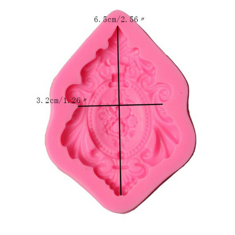 Mirror Fondant Cake Decorating Tools Frame Baking Moul.l8