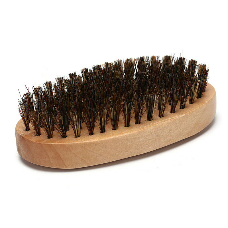 Beard Brush & Beard Comb Boar Bristle Comb Mens Mustache Care Grooming Ki.l8