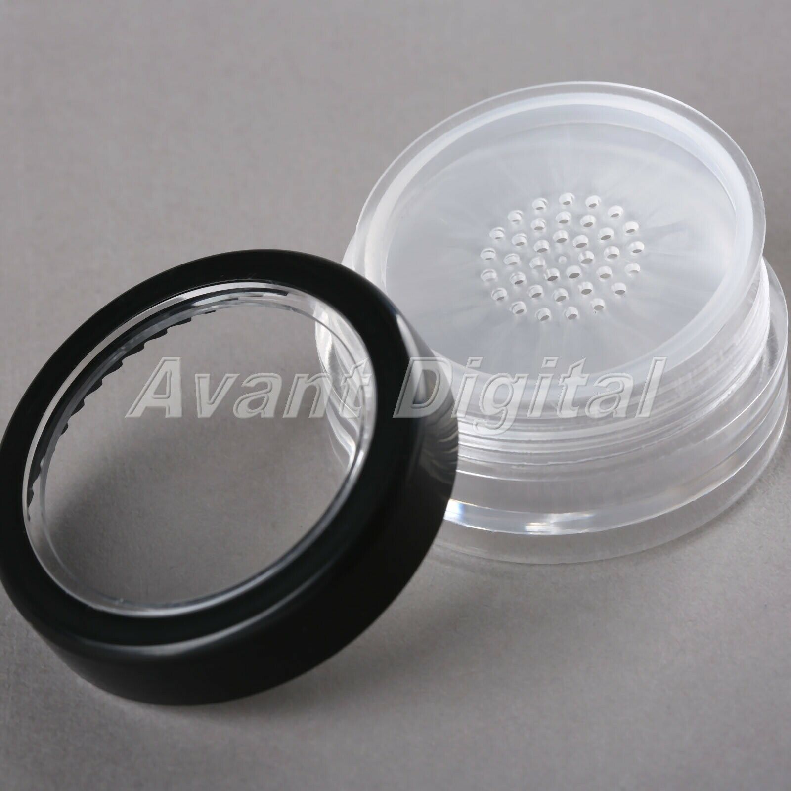 5pcs 10ml Plastic Nail Art Mini Powder Bottle Empty Cosmetic Jar Beauty Tool Set
